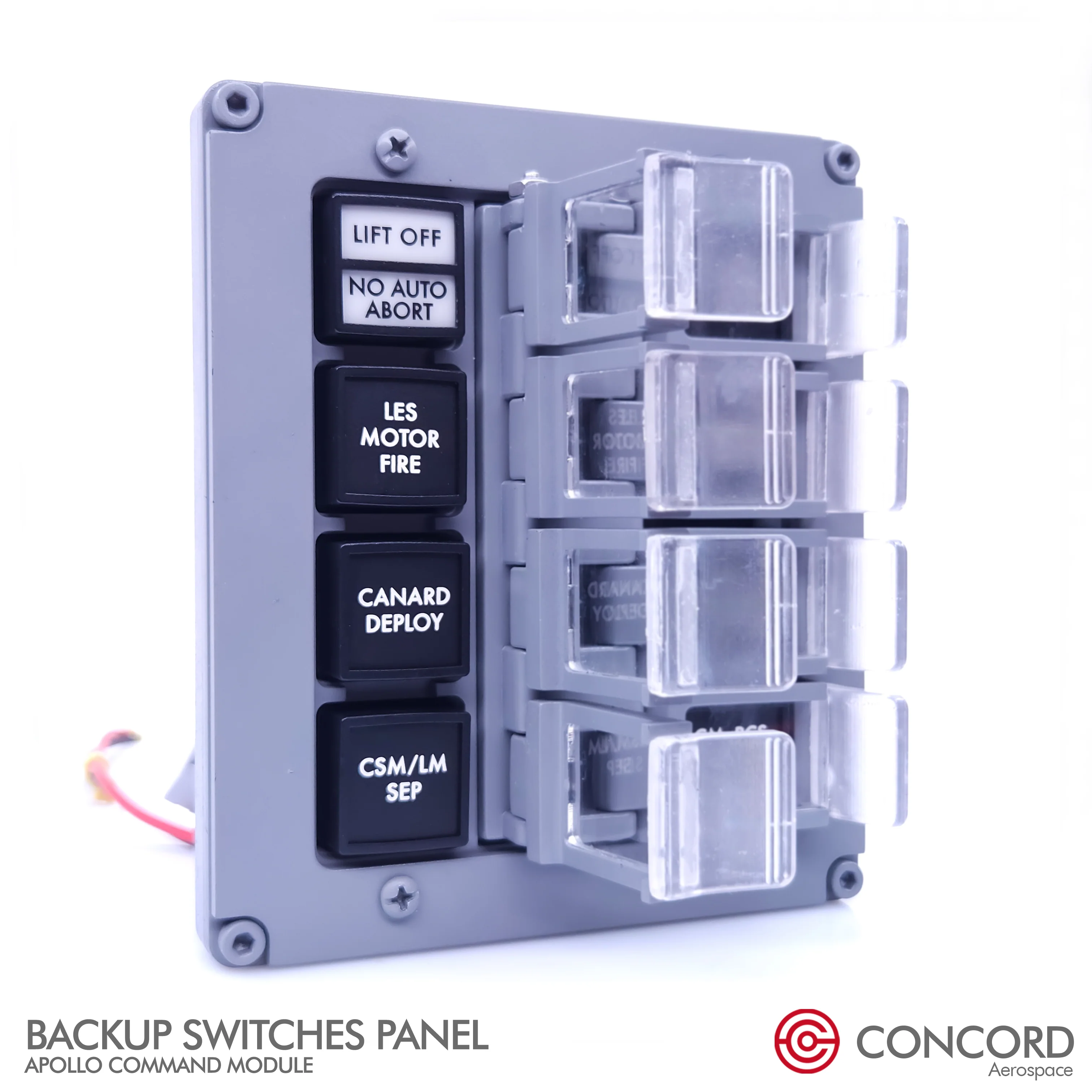 APOLLO COMMAND MODULE BACKUP SWITCHES PANEL - Image 10