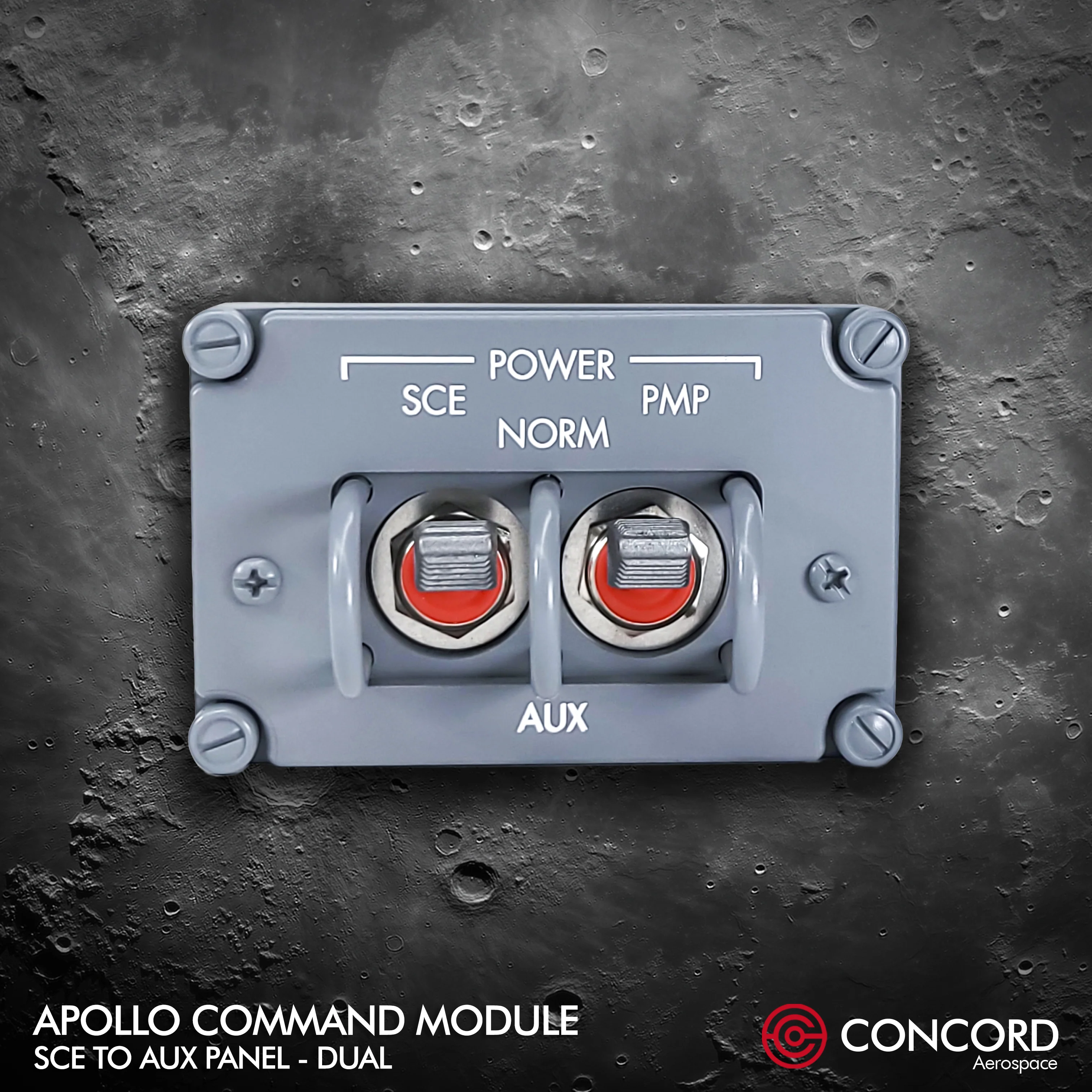 APOLLO COMMAND MODULE DUAL SWITCH PANEL - SCE to AUX - Image 8
