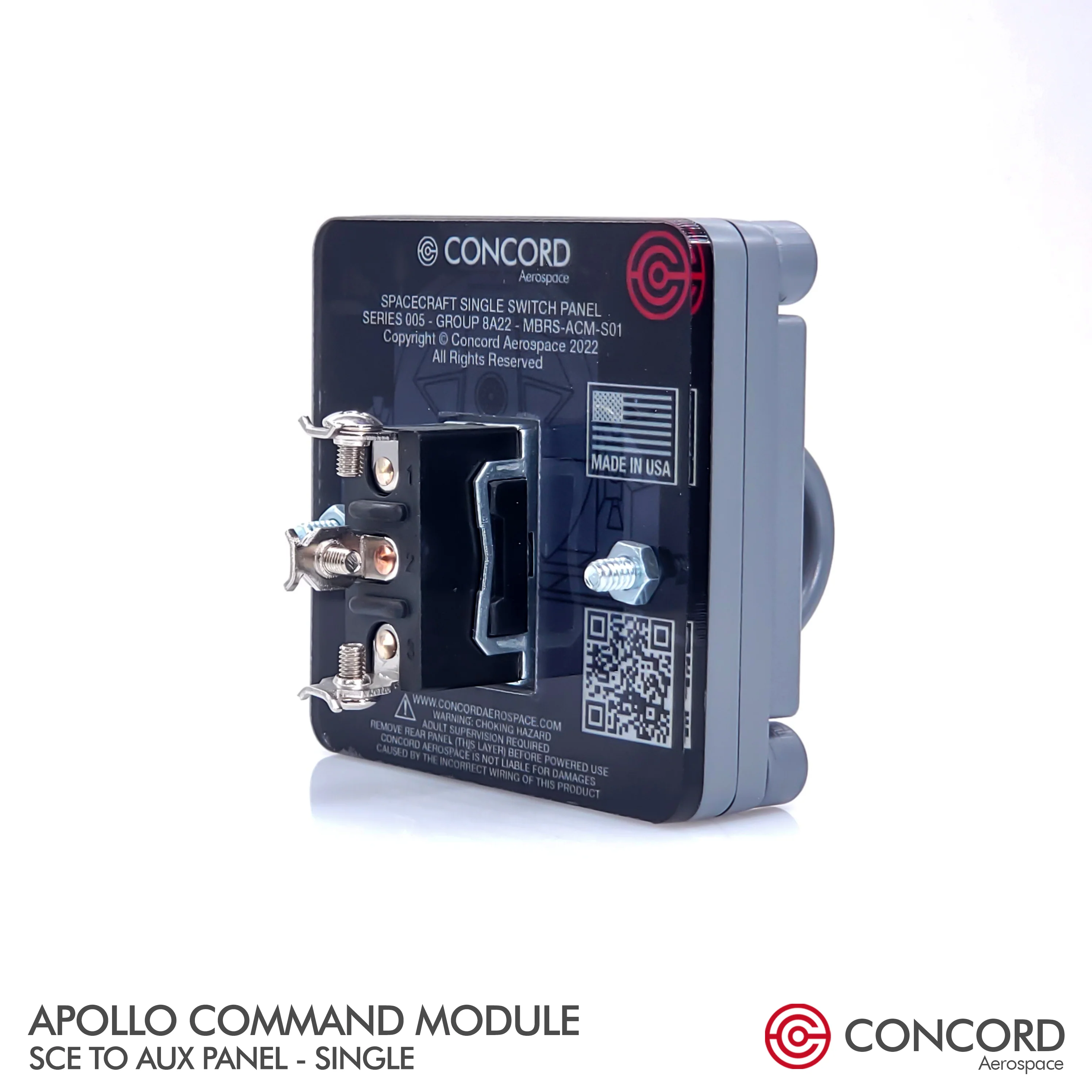 APOLLO COMMAND MODULE SINGLE SWITCH PANEL - SCE to AUX - Image 10