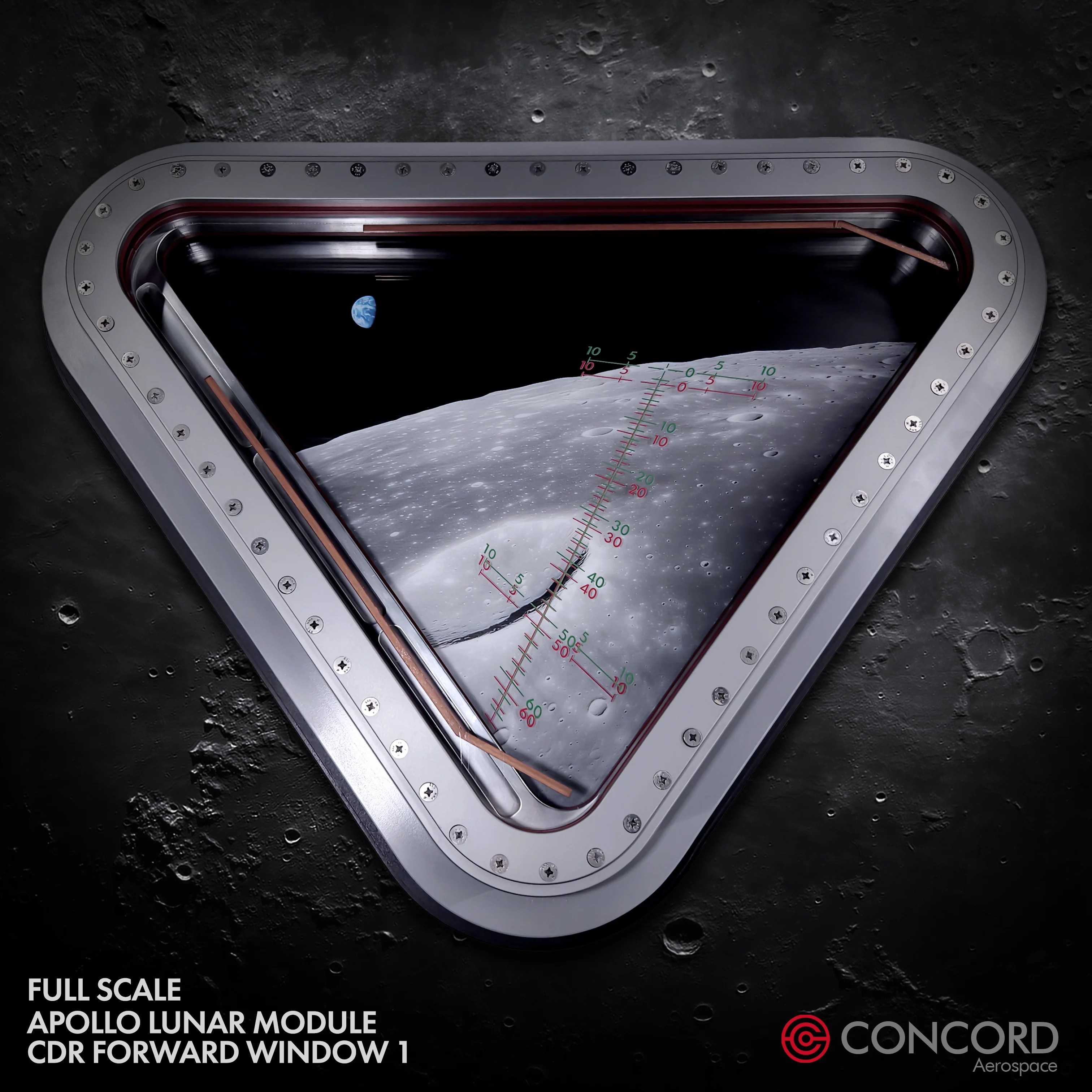 APOLLO LUNAR MODULE FORWARD WINDOW – Flight Configuration