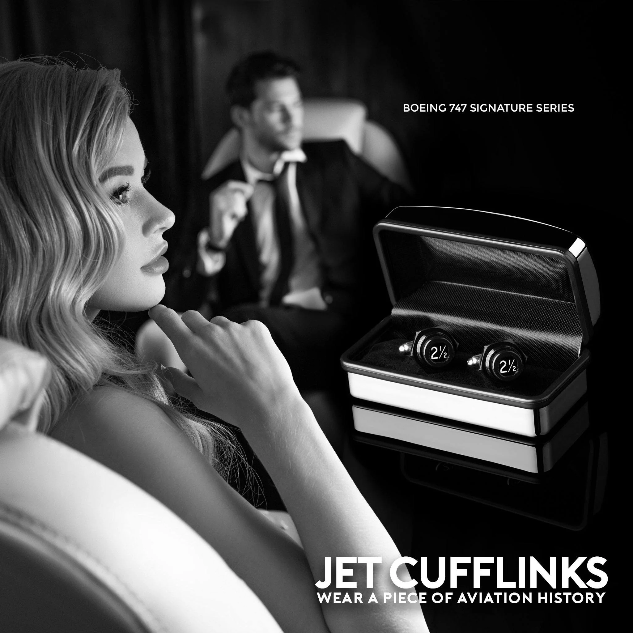 JET CUFFLINKS - CRAFTED FROM THE MIGHTY BOEING 747 - Image 14