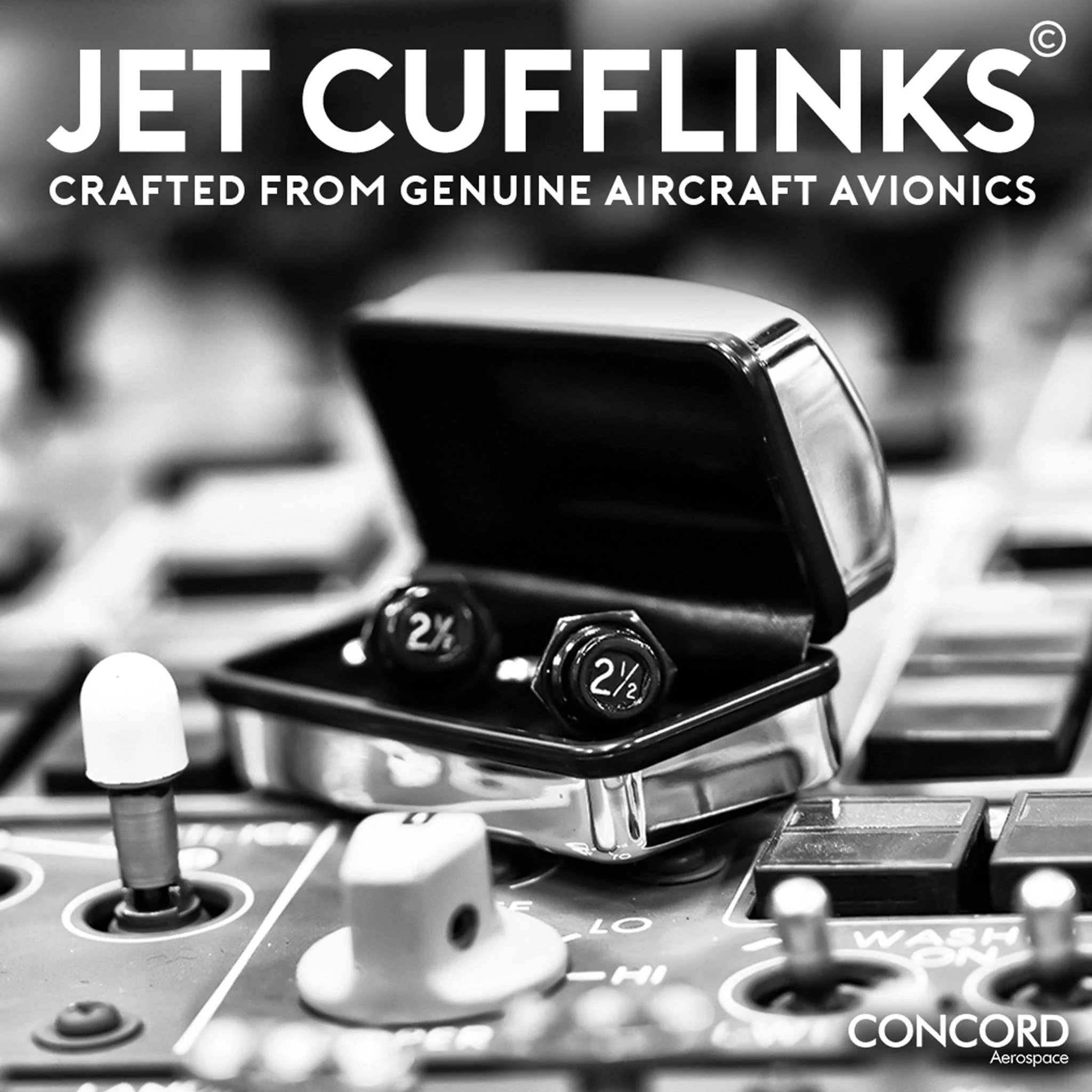 JET CUFFLINKS - CRAFTED FROM THE MIGHTY BOEING 747 - Image 6