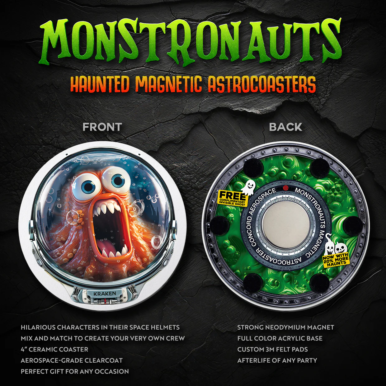 MONSTRONAUTS HAUNTED MAGNETIC ASTROCOASTERS - Image 27