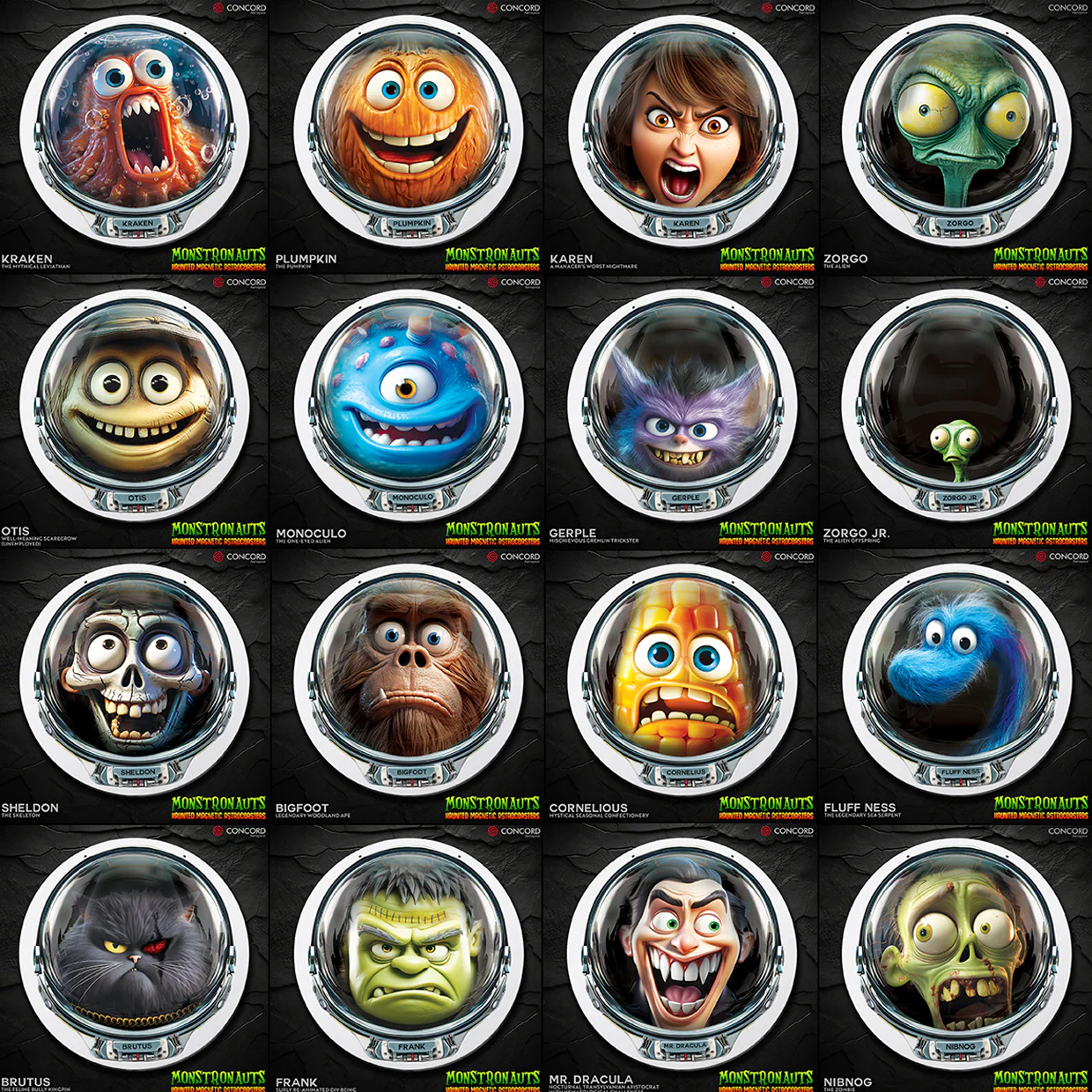 MONSTRONAUTS HAUNTED MAGNETIC ASTROCOASTERS - Image 28