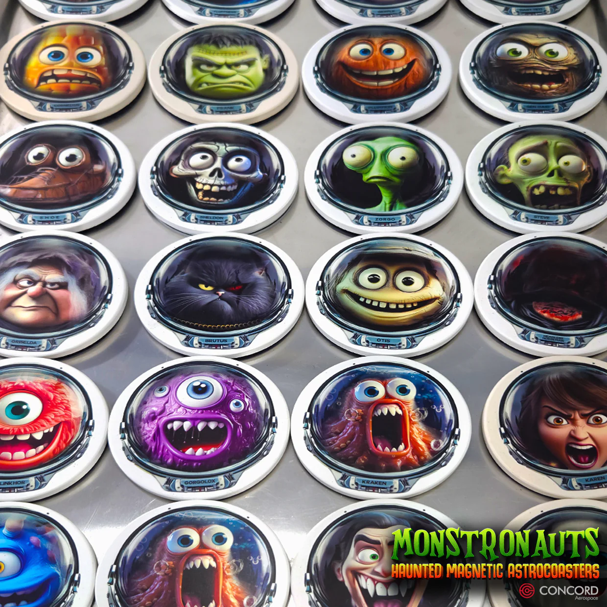 MONSTRONAUTS HAUNTED MAGNETIC ASTROCOASTERS - Image 32