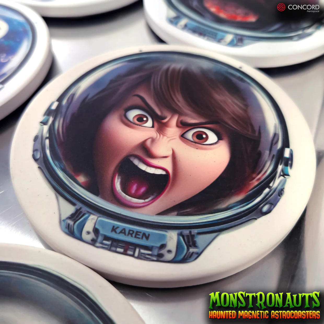 MONSTRONAUTS HAUNTED MAGNETIC ASTROCOASTERS - Image 33