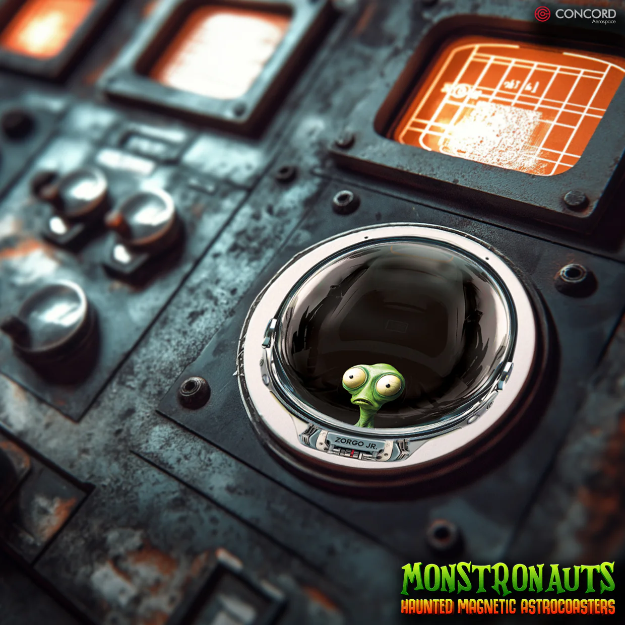 MONSTRONAUTS HAUNTED MAGNETIC ASTROCOASTERS - Image 36