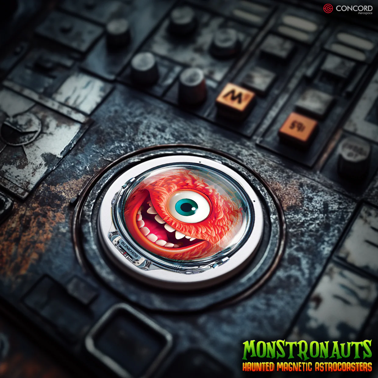 MONSTRONAUTS HAUNTED MAGNETIC ASTROCOASTERS - Image 40